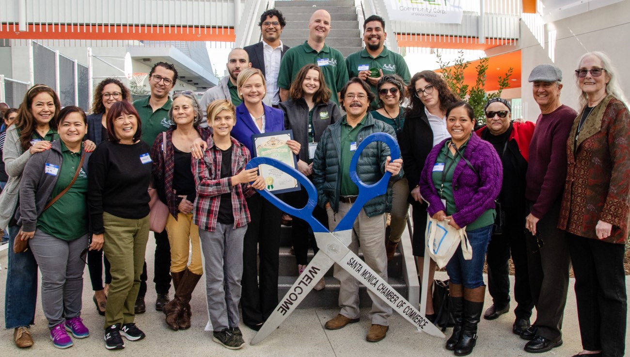 Group picture at ribbon-cutting ceremony